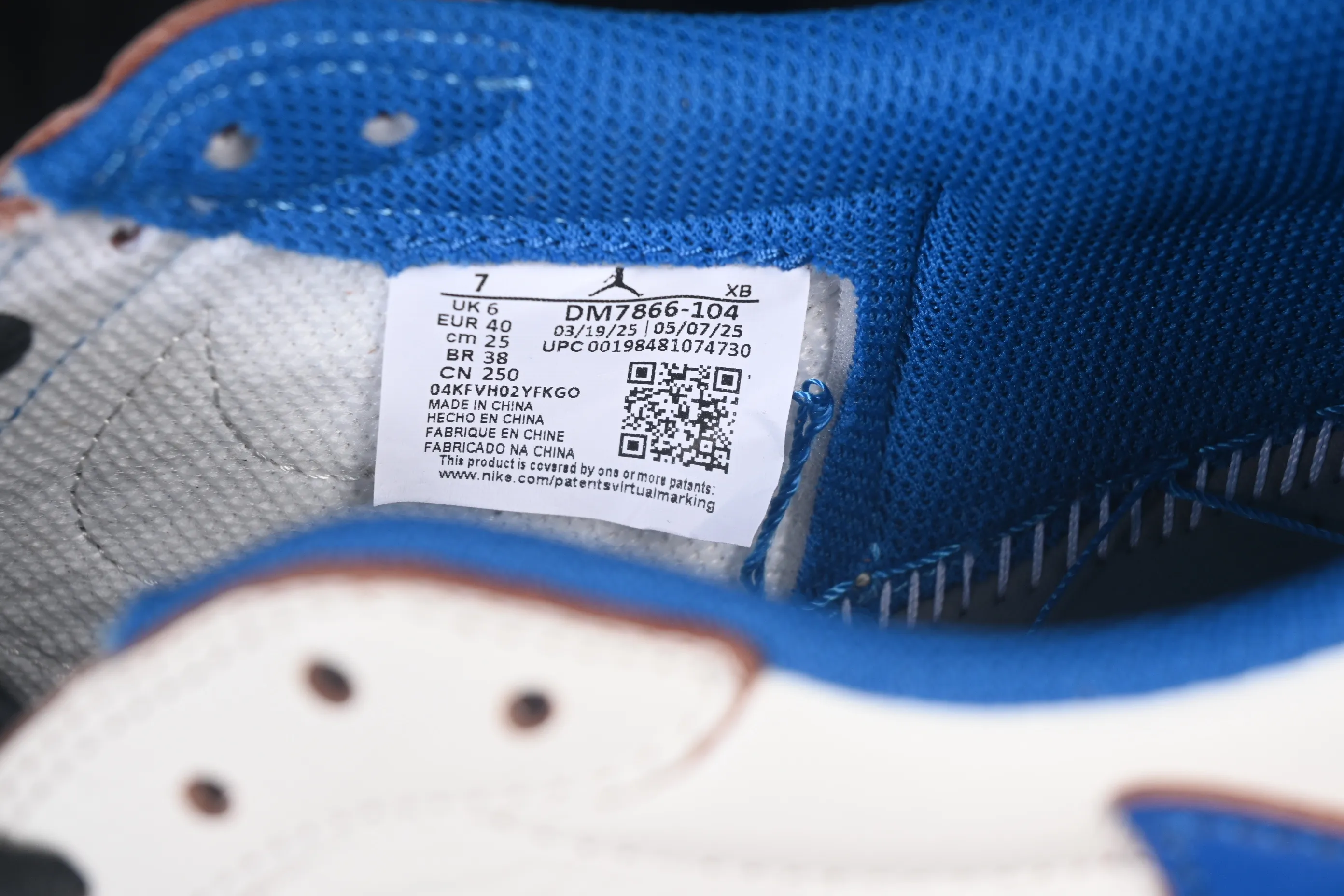 All categories Air Jordan Jordan series basketball shoes Air Jordan 1 Low ZG version Travis Scott x Air Jordan 1 Low OG AJ1 Joe 1 undercut low top full head layer DM7866-104